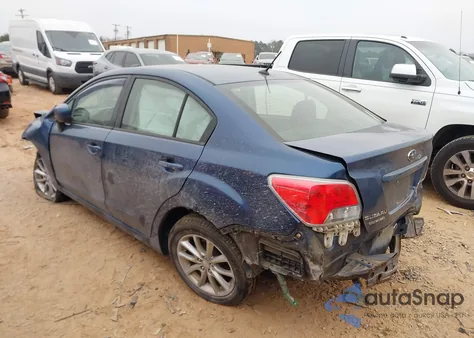 2013 Subaru Impreza 2.0I Premium z USA, uszkodzony, nr VIN JF1GJAC65DH027614